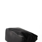 Yohji Yamamoto Damen Leder Shopper schwarz Unterseite