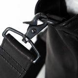 Yohji Yamamoto Damen Leder Shopper schwarz Detail