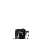 Y´s Yohji Yamamoto Damen Leder Umhängetasche schwarz