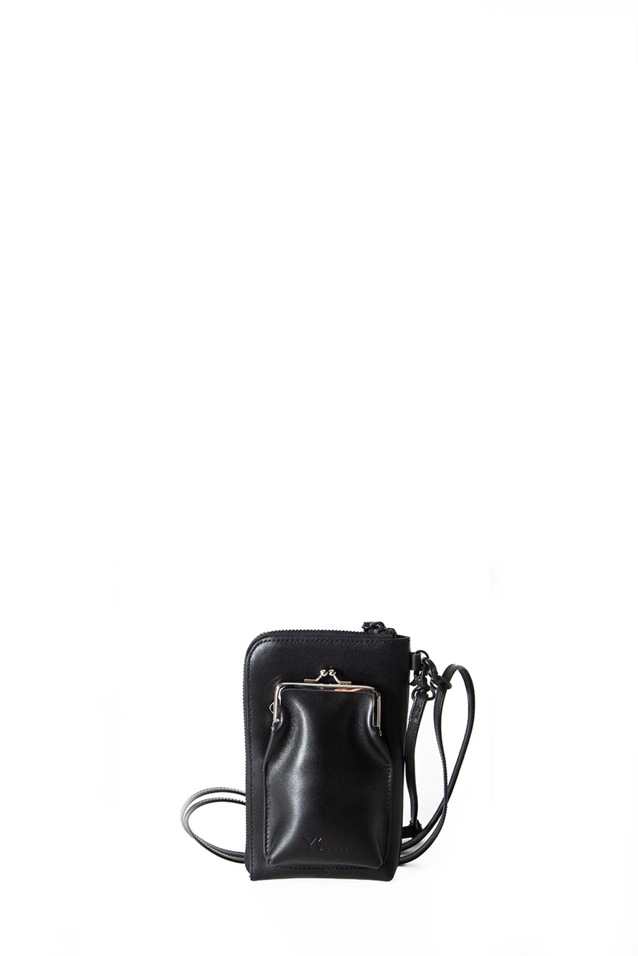 Y´s Yohji Yamamoto Damen Leder Umhängetasche schwarz