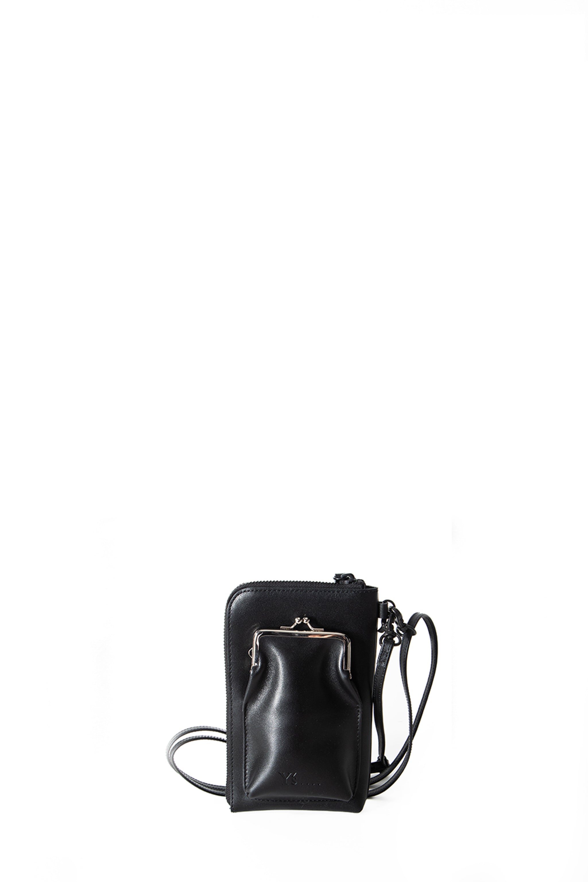 Y´s Yohji Yamamoto Damen Leder Umhängetasche schwarz