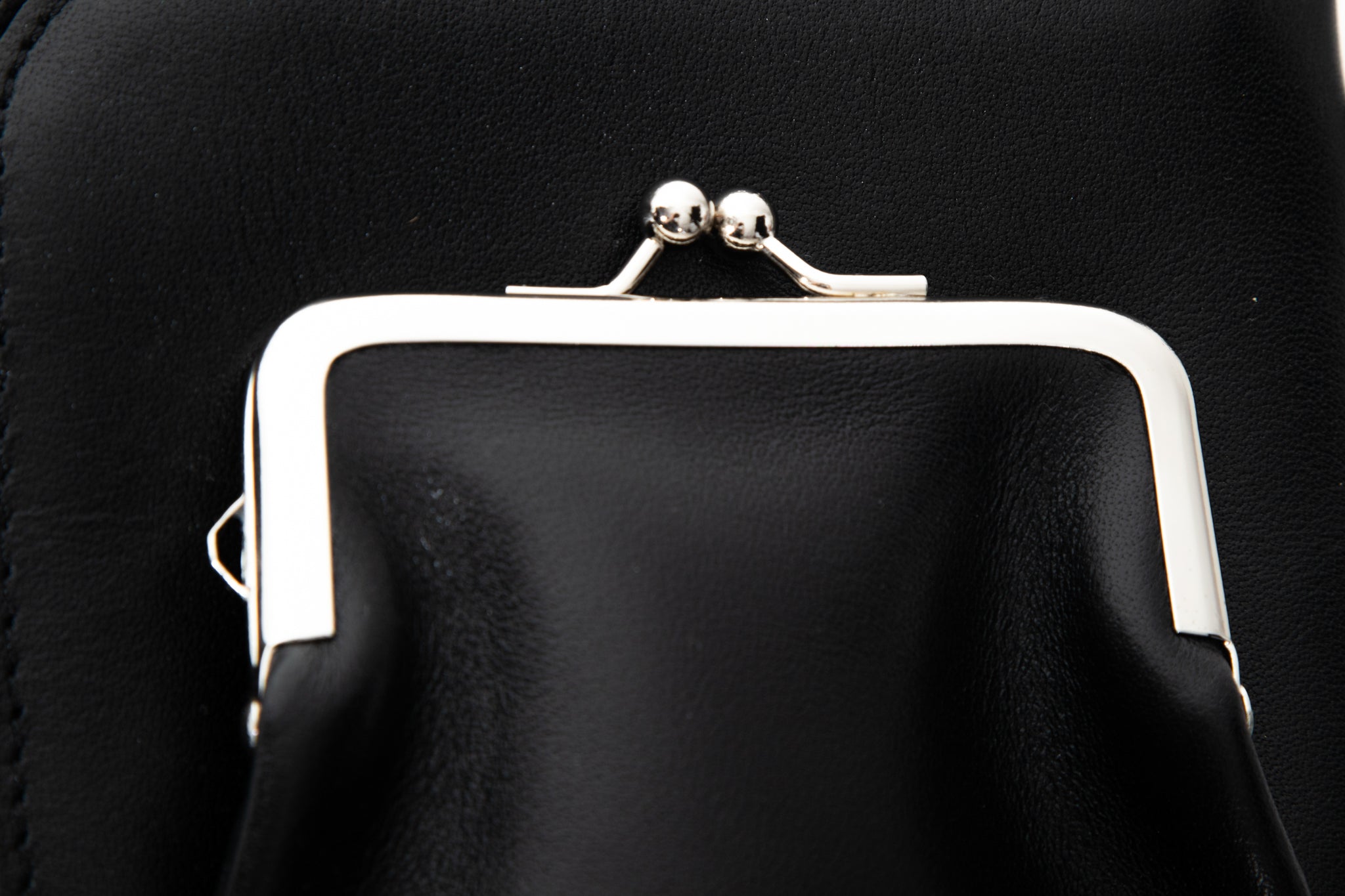 Y´s Yohji Yamamoto Damen Leder Umhängetasche schwarz Detail