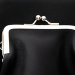 Y´s Yohji Yamamoto Damen Leder Umhängetasche schwarz Detail