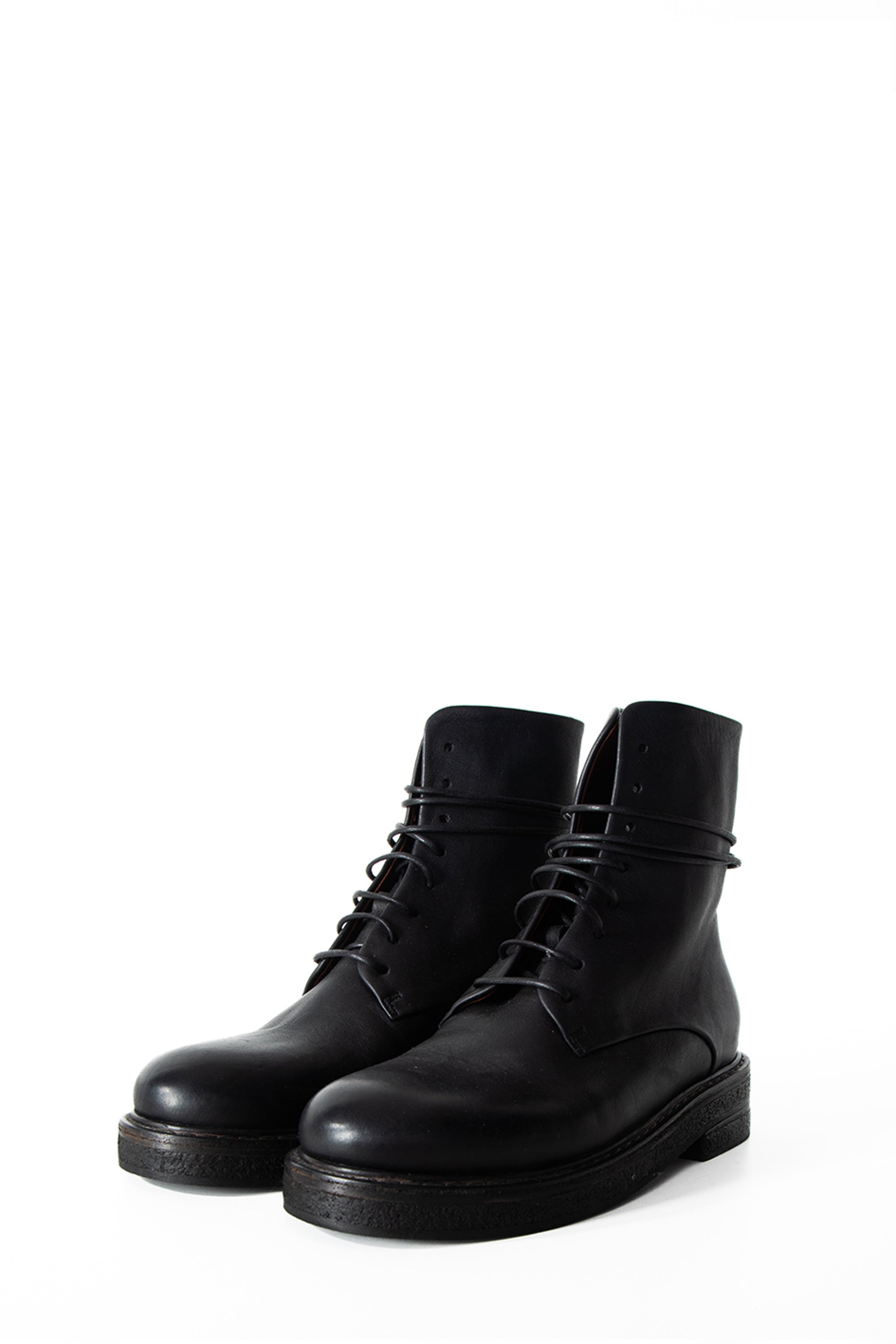 Marsèll Damen Kalbsleder Boots Parrucca schwarz
