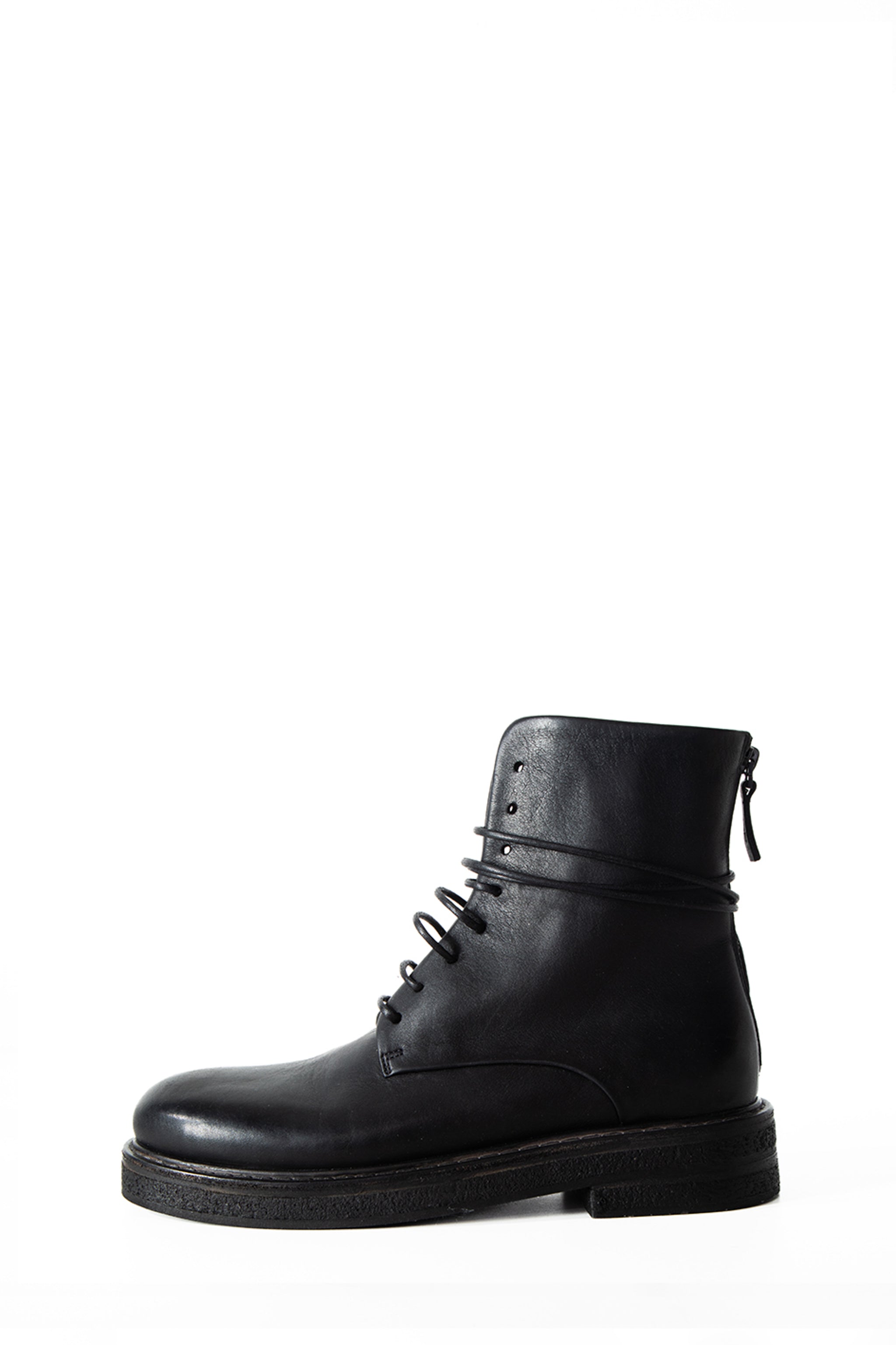 Marsèll Damen Kalbsleder Boots Parrucca schwarz Seitenansicht