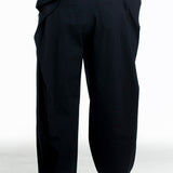 Issey Miyake women's 7/8 jersey pants black