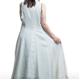 Marc Le Bihan ladies avant-garde maxi vest white
