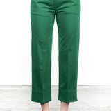 Nine In The Morning Damen Cropped Hose fuchsia