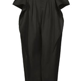 Issey Miyake women's 7/8 jersey pants black