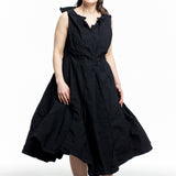 Rundholz Damen Strechkleid One Size schwarz