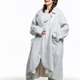 Rundholz Damen Racoon Strickjacke oversized kobalt