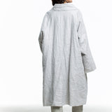 Rundholz Damen Racoon Strickjacke oversized kobalt