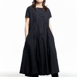 Rundholz Damen Strechkleid One Size schwarz