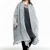 Rundholz Damen Racoon Strickjacke oversized kobalt