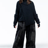 Y's Yohji Yamamoto women's pants wide gray black