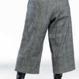 Y's Yohji Yamamoto Damen Culotte Hose Karo grau