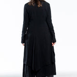 Y's Yohji Yamamoto ladies coat asymmetric black