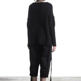 Yohji Yamamoto ladies sweater black
