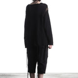 Y's Yohji Yamamoto Avantgarde women's sweater black