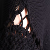 Y's Yohji Yamamoto Avantgarde women's sweater black