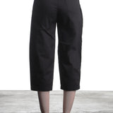 Y's Yohji Yamamoto women's 7/8 pants with high waist black