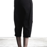 Y's Yohji Yamamoto women's 7/8 pants with high waist black