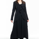 Yohji Yamamoto women's blazer asymmetric black