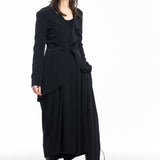 Yohji Yamamoto women's blazer asymmetric black