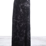AVANT TOI Damen Hose weit mit elastischem Bund Camouflage schwarz grau