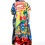 Daniela Gregis Kleid Basilikum Motiv Rückansicht