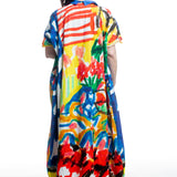 Daniela Gregis Kleid Basilikum Motiv Rückansicht