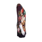 Just Cavalli Kleid floral print rot