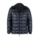 AJ Armani Jeans Daunen Wende Steppjacke grau