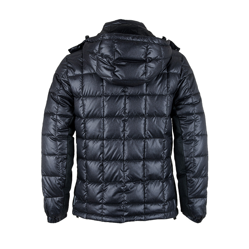 AJ Armani Jeans Daunen Wende Steppjacke grau