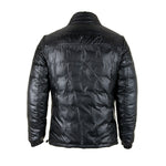 AJ Armani Jeans Daunen Wende Steppjacke grau