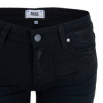 Paige Jeans VERDUGO Ultra Skinny schwarz Glanz