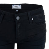 Paige Jeans VERDUGO Ultra Skinny schwarz Glanz