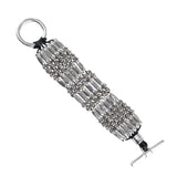 MACA Kitzbühel Armband A058 silber und schwarz
