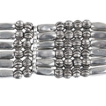 MACA Kitzbühel Armband A058 silber und schwarz
