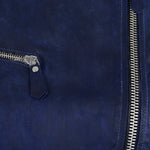 Peuterey Leder Jacke CHARNETTE blau
