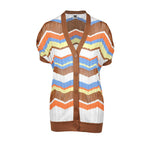M Missoni Strick Jacke braun
