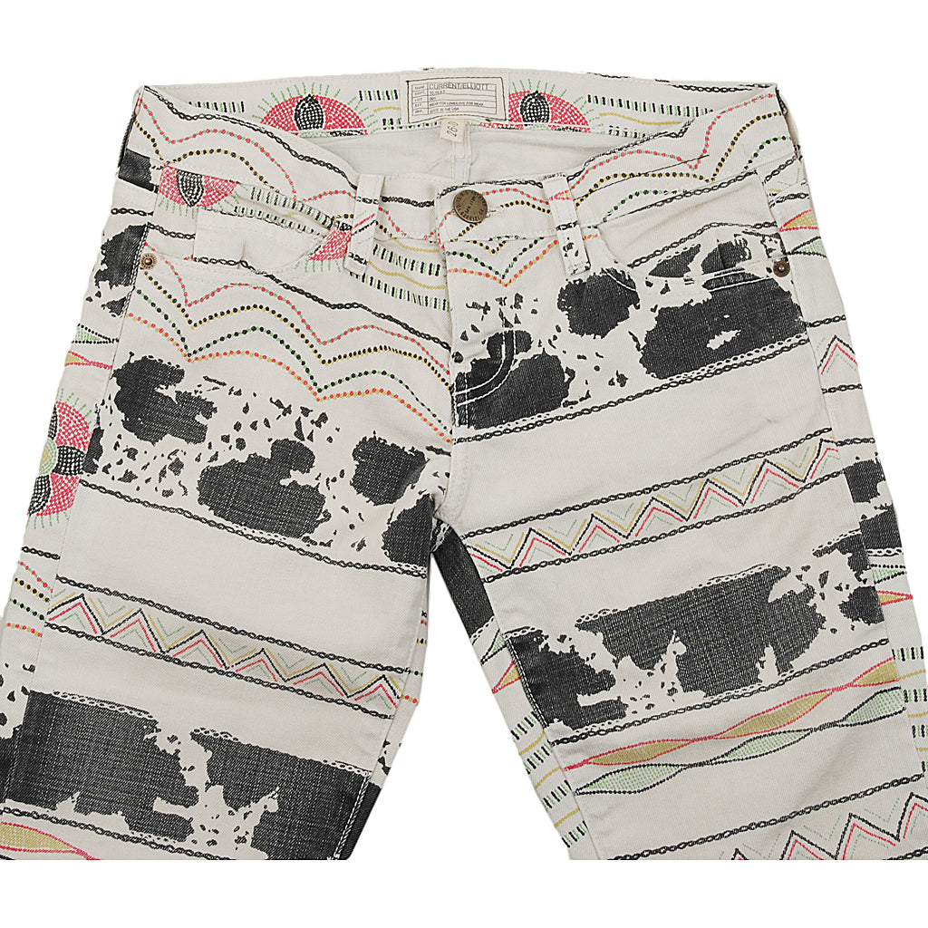 Current Elliott THE ANKLE SKINNY color tribal 