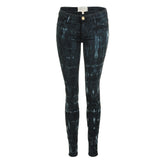 Current Elliott THE ANKLE SKINNY indigo tie dye