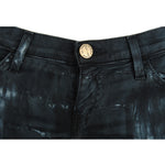Current Elliott THE ANKLE SKINNY indigo tie dye