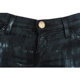 Current Elliott THE ANKLE SKINNY indigo tie dye
