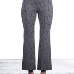 Schella Kann 2 Damen Stretch Schlaghose grau mit Print