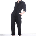 Schella Kann 2 Damen Stretch Jumpsuit schwarz