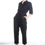 Schella Kann 2 Damen Stretch Jumpsuit schwarz