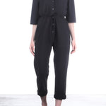 Schella Kann 2 Damen Stretch Jumpsuit schwarz