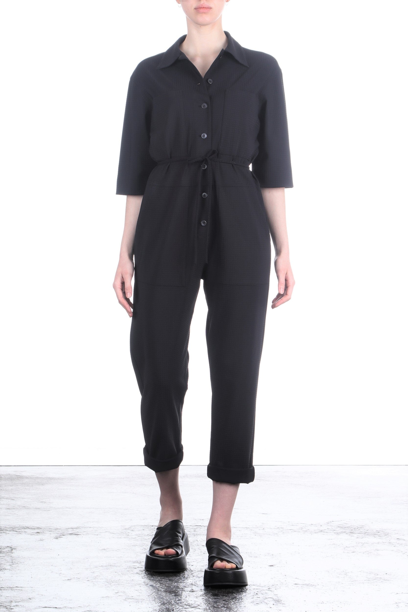 Schella Kann 2 Damen Stretch Jumpsuit schwarz